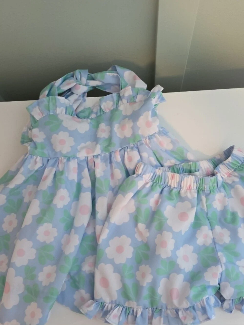 Cecil & Lou 4t Smocked Brand Floral Outfit Set